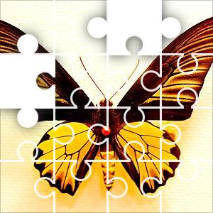 JigZone: Butterfly Golden Enigma Jigsaw